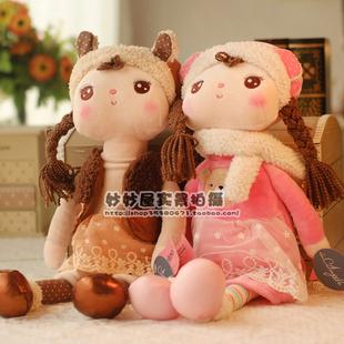 一件代發　中號專柜metoo正品安吉拉女孩布娃娃毛絨玩具公仔冬款工廠,批發,進口,代購
