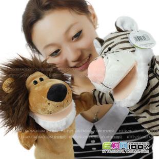 正版nici套裝 手偶玩具 毛絨動物 獅子老虎 猴子 長頸鹿 嘴巴能動工廠,批發,進口,代購