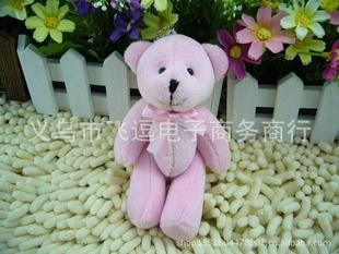 批發13CM領結節熊 婚慶泰迪熊掛件 玩具娃娃 DIY卡通花束公仔毛絨工廠,批發,進口,代購
