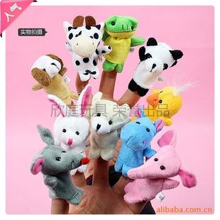 廠家特價批發動物指偶 毛絨玩具手指偶 小號手偶 寶寶必備工廠,批發,進口,代購