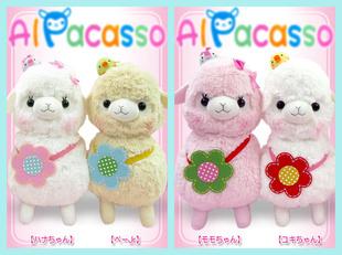 AMUSE AlPacasso羊駝/草泥馬 小鳥花色裝飾系列毛絨公仔工廠,批發,進口,代購