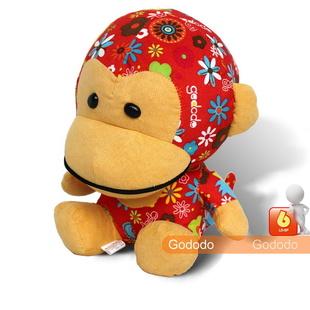 GODODO 毛絨玩具創意布偶公仔娃娃麂皮絨婚慶禮品 小猴子工廠,批發,進口,代購