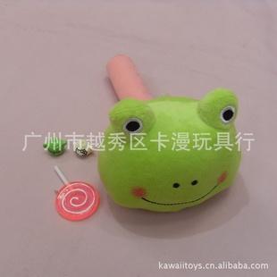【廠家直銷】青蛙發聲錘 毛絨玩具卡通音樂錘 Frog公仔敲響錘工廠,批發,進口,代購
