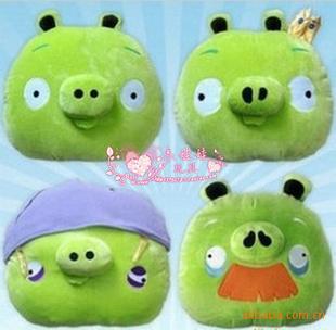毛絨玩具熱銷憤怒的小鳥Angry birds40CM偷蛋豬抱枕請倉價工廠,批發,進口,代購