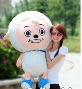 批發喜羊羊懶洋洋公仔美羊羊大娃娃超大號喜洋洋毛絨玩具兒童禮物工廠,批發,進口,代購
