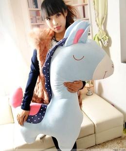 可愛神獸小馬/毛驢毛絨玩具 55cm 小號 創意抱枕禮物工廠,批發,進口,代購