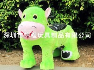 小福牛兒童毛絨動物遙控玩具、廣場兒童游戲玩具車、小孩玩的玩具批發・進口・工廠・代買・代購