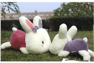 2013爆款 趴款瞇瞇兔 粉紅紫色 毛絨兔子 趴式萌萌兔毛絨玩具公仔批發・進口・工廠・代買・代購