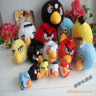 憤怒的小鳥Angry Birds 毛絨公仔玩具抱枕廠家直銷 小號5厘米工廠,批發,進口,代購