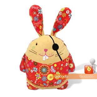 GODODO 毛絨玩具創意布偶娃娃公仔婚慶兒童禮品 流氓兔大工廠,批發,進口,代購