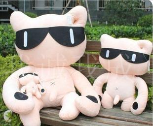 毛絨玩具 貓小賤公仔大號 布娃娃 送女孩創意禮品 搞怪整人禮物工廠,批發,進口,代購