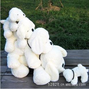 香香狗趴趴狗小白狗毛絨玩具公仔生日禮物婚慶小禮品批發定做手工工廠,批發,進口,代購
