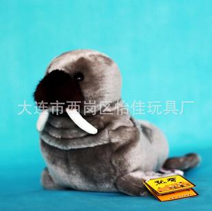 批發默奇海洋動物毛絨玩具海象，特色極地館海洋公仔玩具訂做工廠,批發,進口,代購