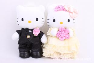 凱蒂車頭公仔結婚禮物婚紗公仔情人禮物工廠,批發,進口,代購