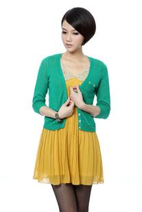 2012春夏新款韓版女裝 庫存女式針織衫開衫防曬衫空調衫 9372工廠,批發,進口,代購