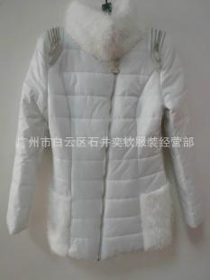 2012冬裝庫存品牌女裝韓版修身中長款棉衣低價批發工廠,批發,進口,代購