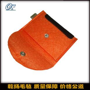 【乾揚毛氈】橙色毛氈卡包 毛氈卡包批發 品質信賴就選乾揚工廠,批發,進口,代購
