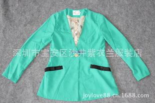 韓版女式西裝外套 麻棉西裝 外貿原單尾貨庫存女裝外套 已售完批發・進口・工廠・代買・代購