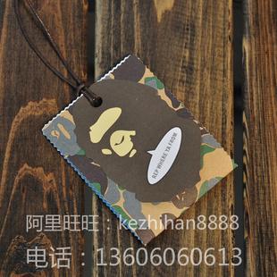 包裝袋批發BAPE MILO 安逸猴 吊粒吊牌吊卡服裝吊牌高品質版工廠,批發,進口,代購