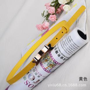 特價庫存處理女式絨布金屬蝴蝶結女式細腰帶 服飾搭配皮帶 219WP工廠,批發,進口,代購
