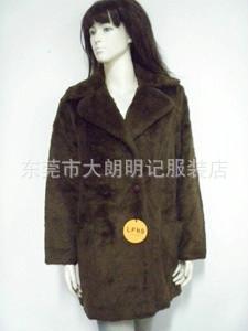 大朗庫存女裝外套 女式韓版人造毛大衣 特價清倉批發・進口・工廠・代買・代購