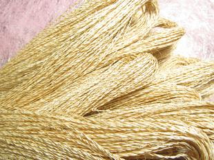 帶金銀絲劍麻繩,服裝吊牌繩,鞋花材料,手工麻繩,DIY手工材料工廠,批發,進口,代購