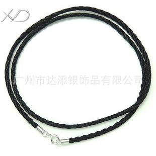 XD MT006臺灣進口2mm珍珠繩 925純銀彈簧扣項繩頸繩批發 男女通用工廠,批發,進口,代購