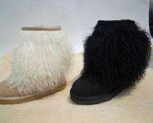 灘羊毛靴子  雪地靴 1875  中筒  皮毛一體工廠,批發,進口,代購