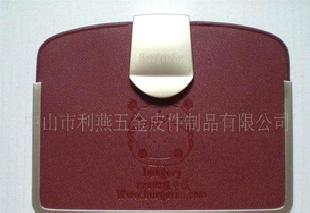金屬皮質名片夾,真皮名片盒，可加LOGO，質量保證，做工精良工廠,批發,進口,代購