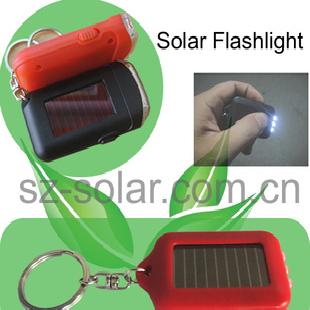 大量太陽能塑料鑰匙扣充電手電筒--深圳廠家批發・進口・工廠・代買・代購
