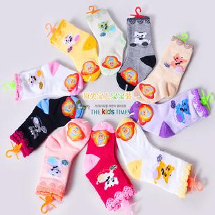 鬆口花邊嬰兒春秋棉襪 寶寶棉襪 0-3歲 3雙1組8943工廠,批發,進口,代購