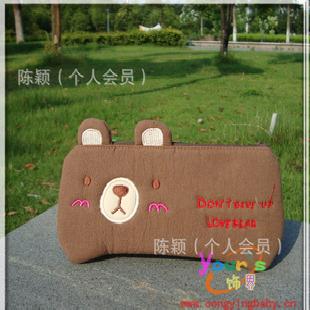 SAN-X輕鬆熊布藝筆袋　布藝生活韓版布藝筆袋　多功能工廠,批發,進口,代購