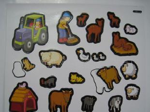 生產磁性卡通拼圖 動物拼圖 益智拼圖 廣告兒童禮品工廠,批發,進口,代購