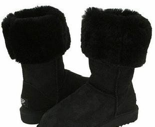 生產加工 皮毛一體雪地靴 5815 黑色 高質量工廠,批發,進口,代購