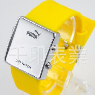 PU2108批發LED電子錶硅膠果凍表工廠,批發,進口,代購