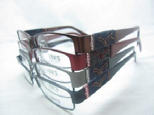 新款李維斯5100Z包牛仔布眼鏡架批發|金屬全框眼鏡架|光學眼鏡架工廠,批發,進口,代購