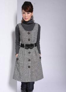 2011秋冬女裝黑白色混仿公主連衣裙　廠家直銷女裝　女裝網店代理工廠,批發,進口,代購
