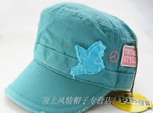 韓國原單成人平頂帽軍帽批發靜謐藍工廠,批發,進口,代購