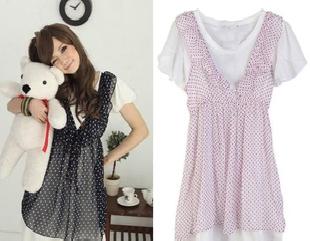 廠家直銷 最新款批發可愛 夏裝新品連衣裙 韓版熱銷女裝A4-137工廠,批發,進口,代購