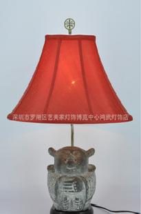 特供仿古石雕發財童子檯燈（GY-255)工廠,批發,進口,代購