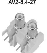供AV2-8.4-27插座系列、2孔AV插座、環保音視頻插座工廠,批發,進口,代購