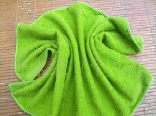 廠價直銷草綠色割絨純棉毛巾沙灘巾工廠,批發,進口,代購