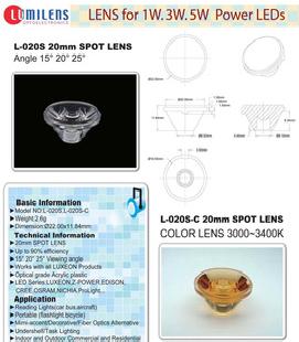 大功率LED透鏡(20mm聚光 LED lens)批發・進口・工廠・代買・代購