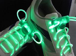 2011年七月發佈高亮通透綠殼 LED發光鞋帶  全新升級亮相工廠,批發,進口,代購