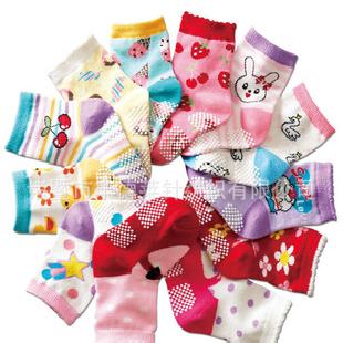 2011nisse最新爆款/日本純棉兒童襪子/點膠防滑地板襪/貨號1109工廠,批發,進口,代購