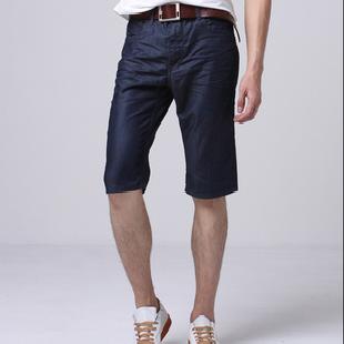 批發熱賣|傑夫森夏季休閒深色短款男式牛仔褲|代理一件代發0062批發・進口・工廠・代買・代購