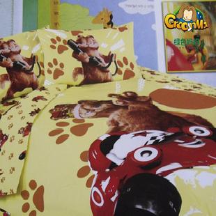 兒童全棉斜紋三件套 床上用品 三件套 加菲貓 兒童卡通 兒童專用批發・進口・工廠・代買・代購