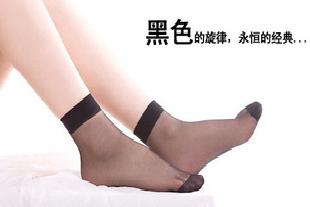 批發 超薄水晶短襪 絲襪（黑色）工廠,批發,進口,代購