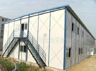 北京工地岩棉防火拆裝K型鋼結構簡易活動板房生產廠家工廠,批發,進口,代購