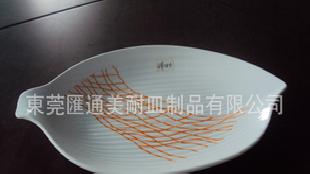 [特賣]100%美耐皿餐具密胺高仿瓷家庭辦公裝飾樹葉形狀果盤工廠,批發,進口,代購